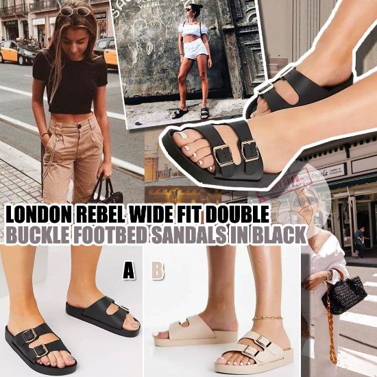 圖片 *貨品已截單* A P4U 9底: London Rebel 女裝拖鞋