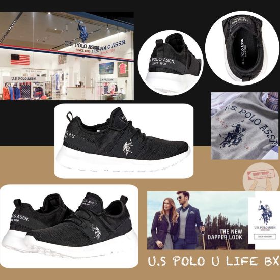 圖片 *貨品已截單* A P4U 10中: US Polo Assn 男裝休閒運動鞋（黑色）