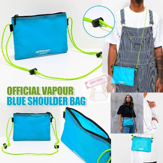 圖片 **貨品已截單**A P4U 10底: Official Vapour 藍色斜咩袋