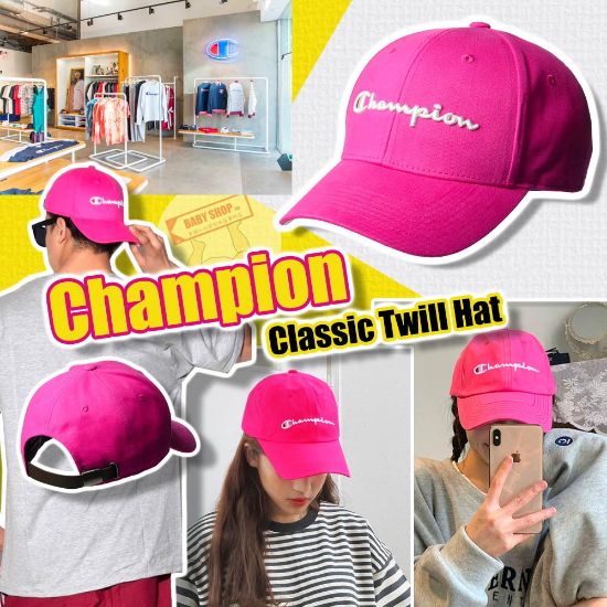 圖片 *貨品已截單*A P4U 10底: Champion 男裝粉紅帽