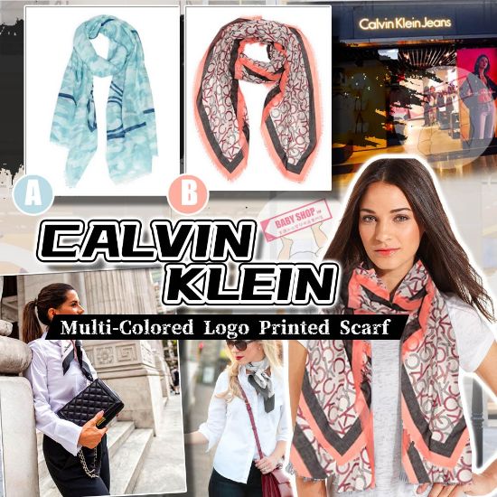 圖片 **貨品已截單**A P4U 10底: CALVIN KLEIN 大Logo頸巾