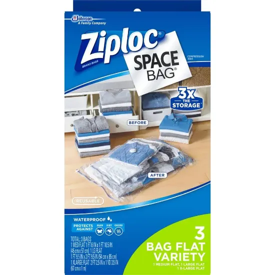 圖片 Ziploc 真空袋組合5個裝
