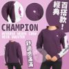 圖片 *貨品已截單*A P4U 2 中:Champion紫色拼編織圓領女衛衣