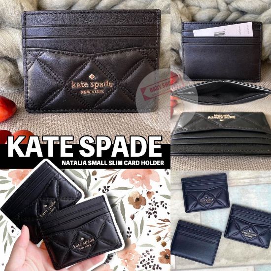 圖片 *貨品已截單*A P4U 5 中:Kate spade  natalia small slim 卡包（黑色）