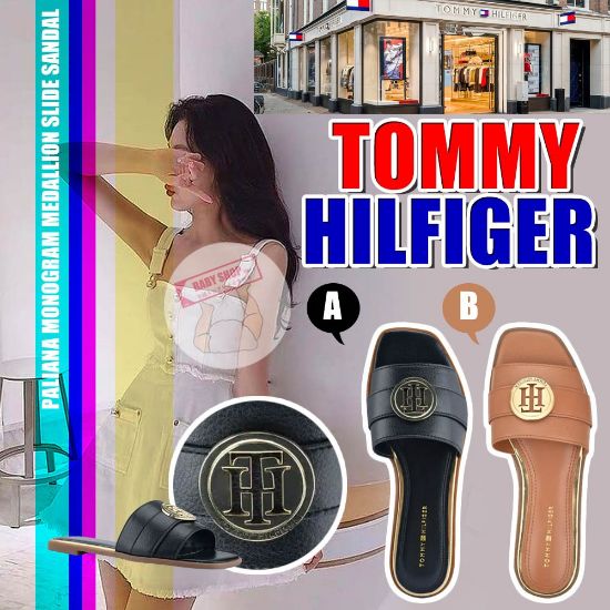 圖片 *貨品已截單*A P4U 5 中:TOMMY HILFIGER 經典logo女裝拖鞋