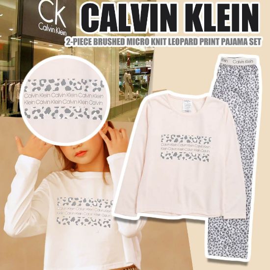 圖片 *貨品已截單*A P4U 8底:CALVIN KLEIN Brushed Micro童裝睡衣（斷碼：S）