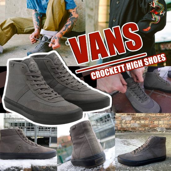 圖片 A P4U 8底:Vans crockett 男裝高幫鞋
