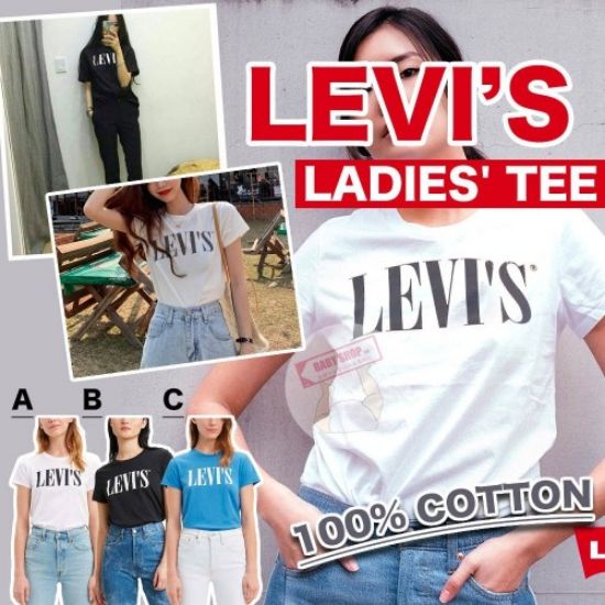 圖片 *貨品已截單*A P4U 9中：Levi's 女裝短袖TEE