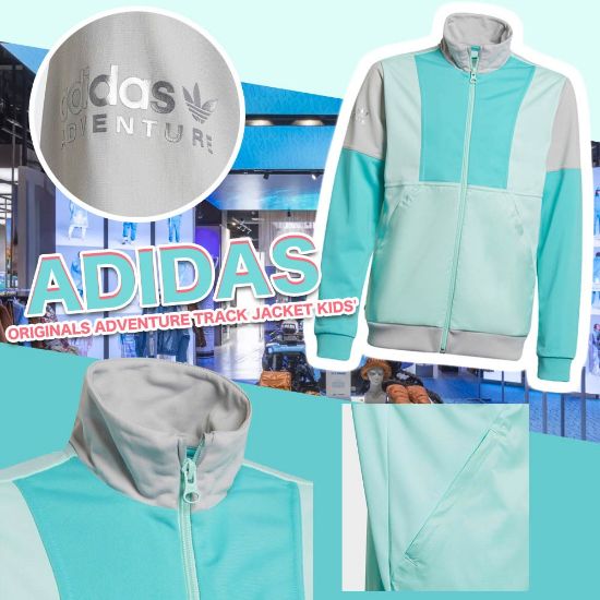 圖片 *貨品已截單*A P4U 10初：Adidas Originals 灰藍拼色中童外套