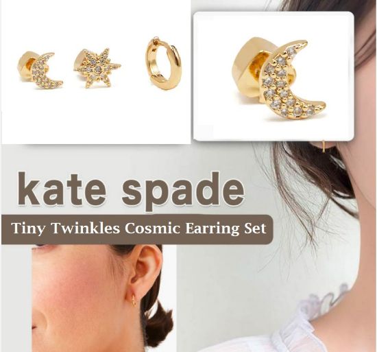 圖片 *貨品已截單*A P4U 11 底：Kate spade Tiny Twinkles 耳環套裝